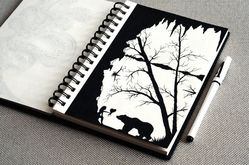 идеи для рисунков черной ручкой