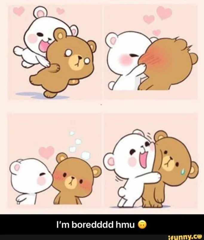 Милые кавайные мишки