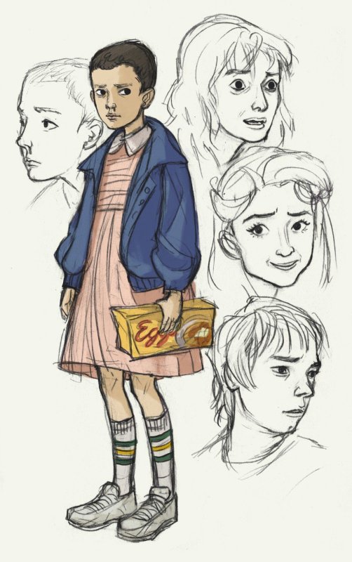 Очень странные дела скетч