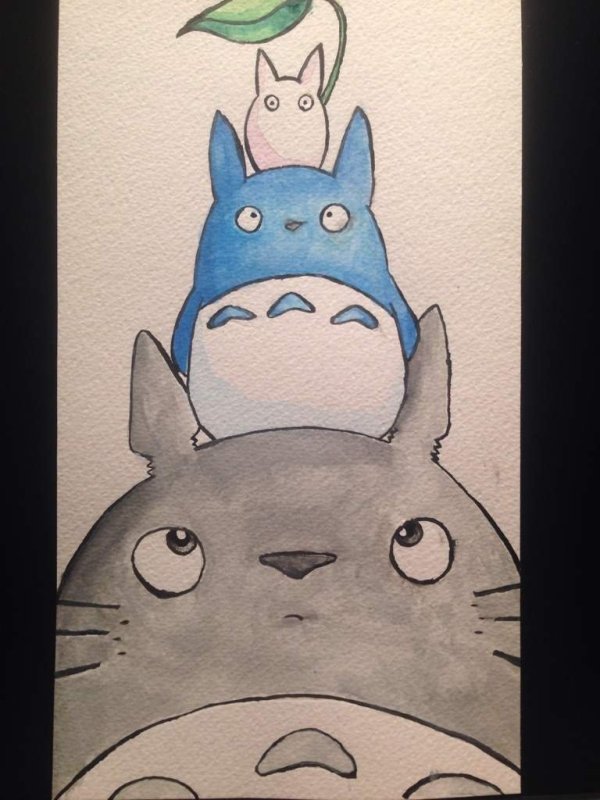 Мой сосед Тоторо для срисовки