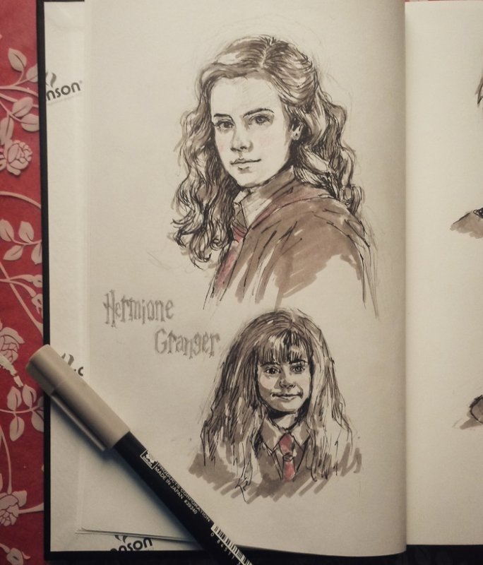 Нарисовать Гермиону Грейнджер