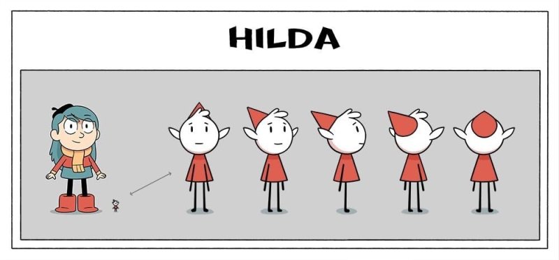 Хильда мультфильм персонажи