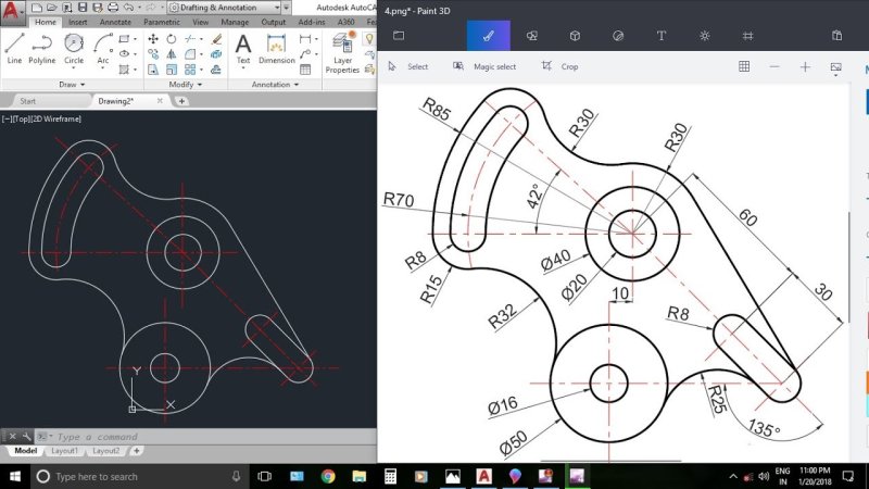 AUTOCAD 2д