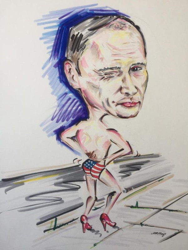 Владимир Владимирович Путин karikatura