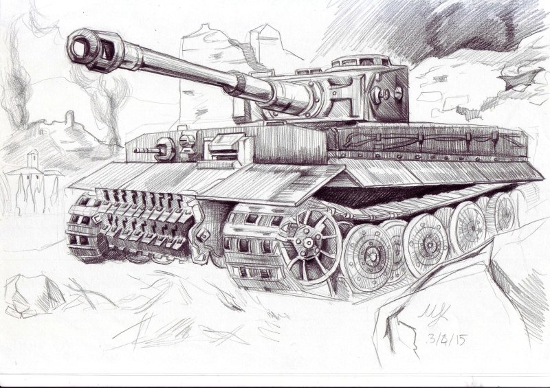 Танки рисунки