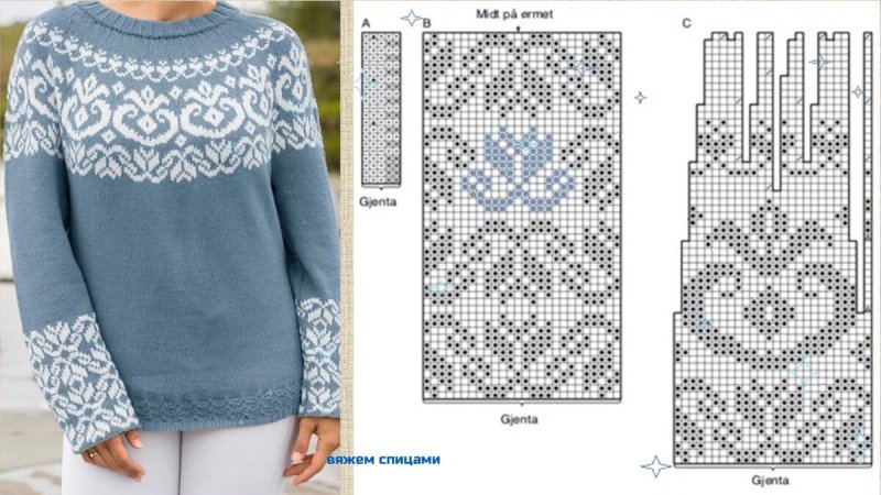 Схемы для лопапейсы сверху вниз