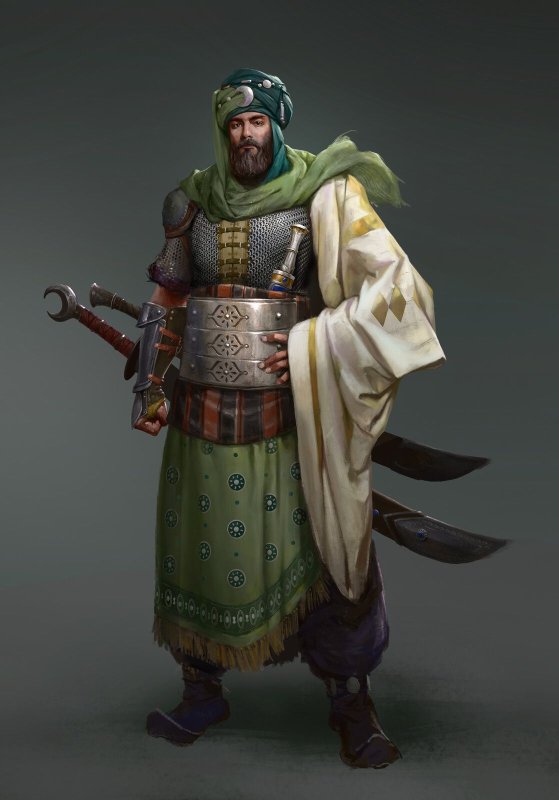 Арабский воин арт сарацин