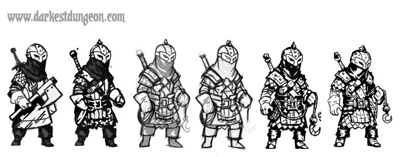 Darkest Dungeon арты наёмник