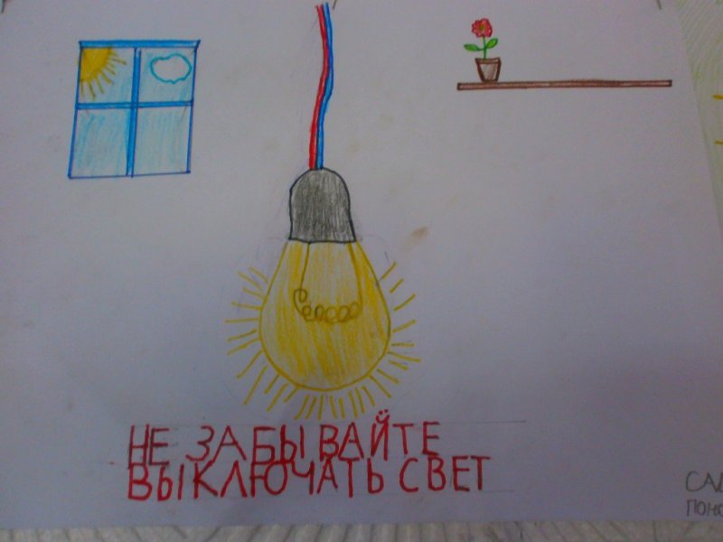 Рисунок на тему энергосбережение