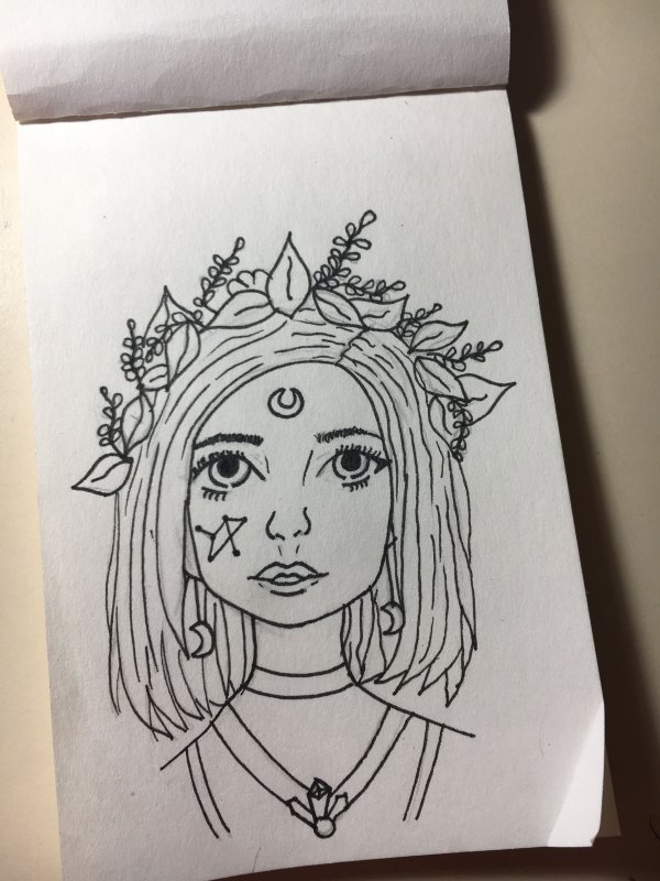 Рисунки в скетчбуке