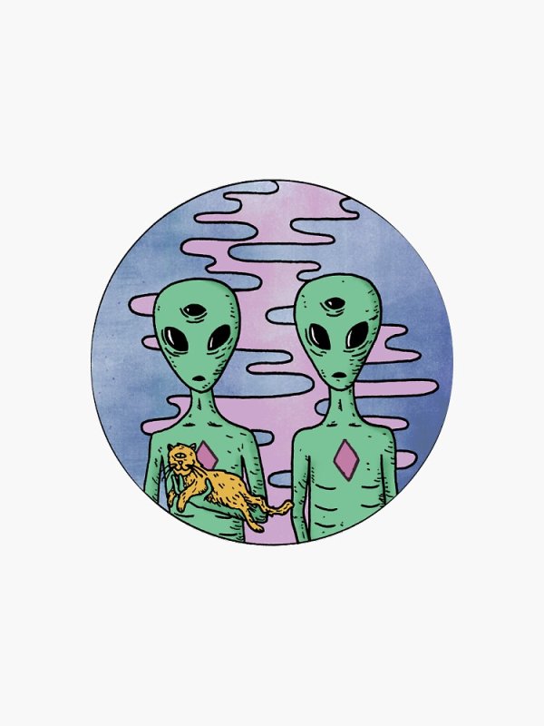 Рисунки инди КИД инопланетяне
