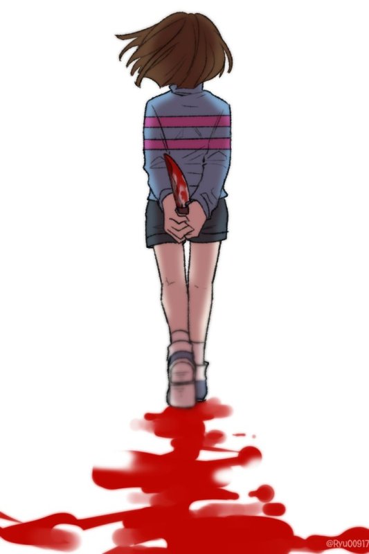 Undertale геноцид Чара и Фриск