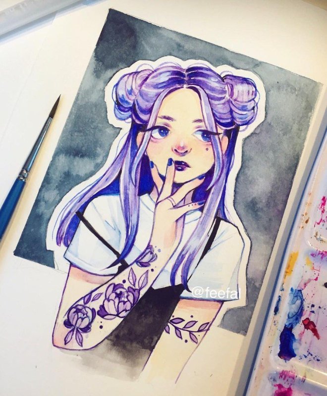 арты для скетчбука