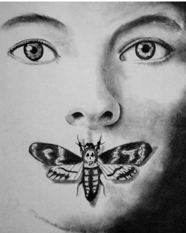 Молчание ягнят рисунок