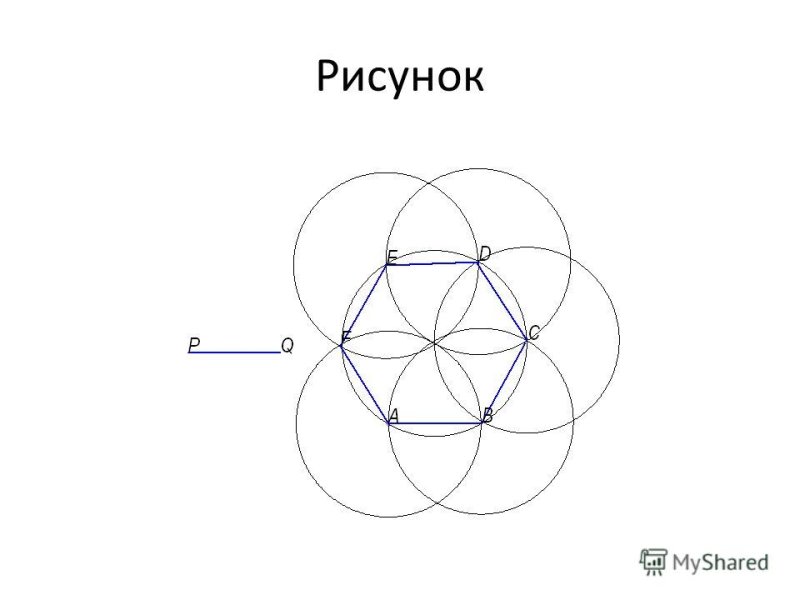 Построение узоров с помощью циркуля и линейки