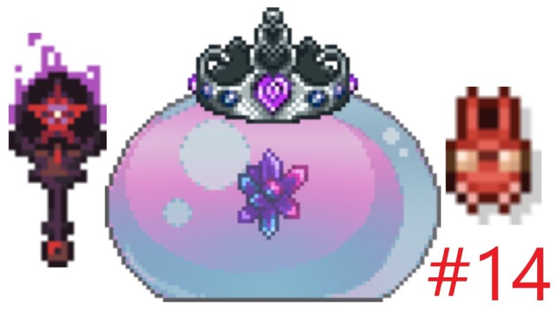 Terraria Art Королева слизней