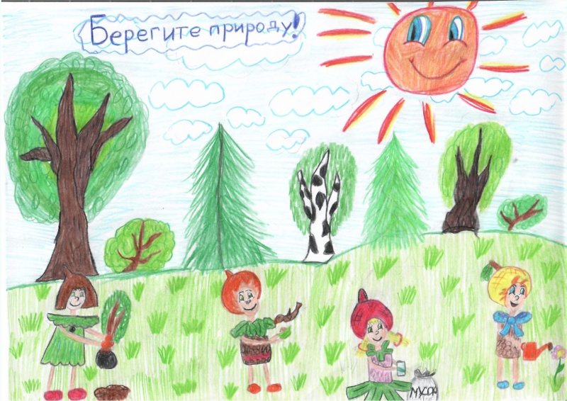 Рисунок на тему Эколята
