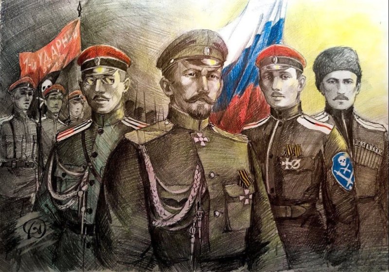 Белая гвардия корниловцы арт