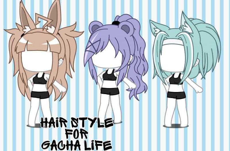 причёски гача лайф