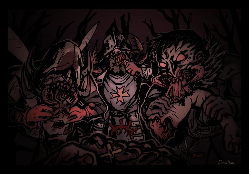 Флагеллант Darkest Dungeon арт