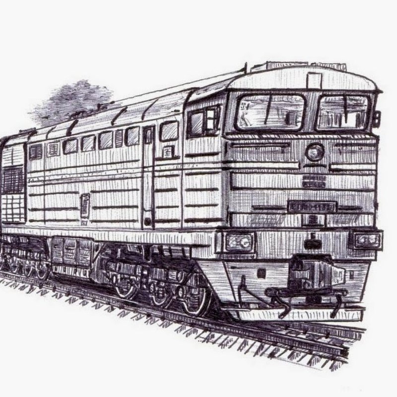 Тепловоз 2тэ116 рисунок