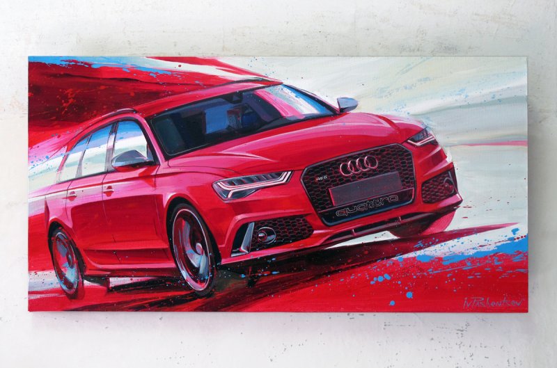 Audi rs7 drawing