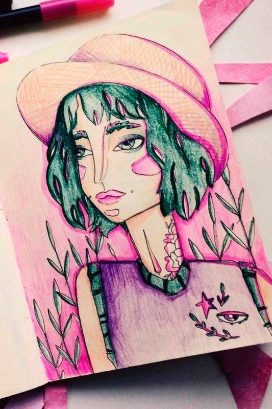 Красивые рисунки для скетчбука