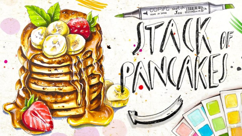 рисунок панкейков