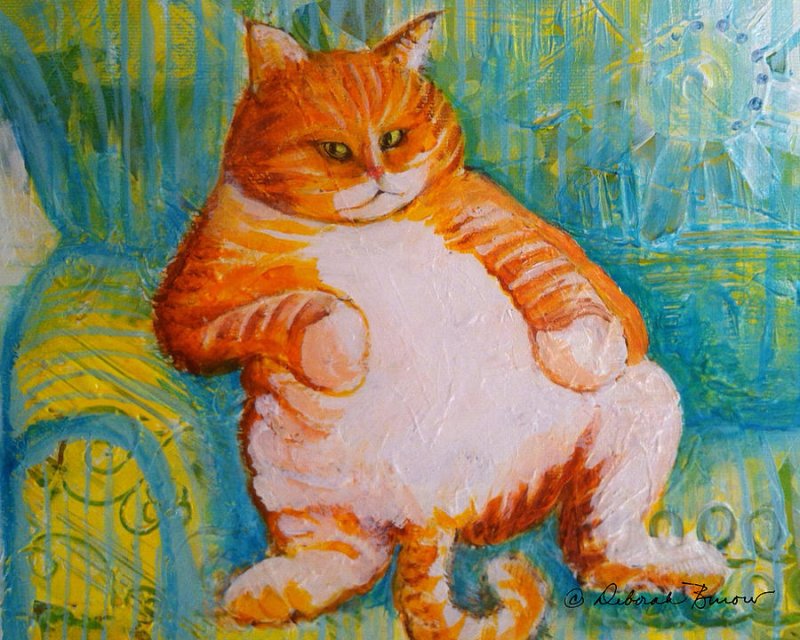 Толстые рыжие коты