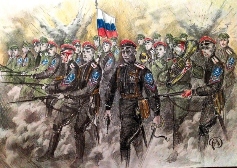 Белая гвардия корниловцы арт