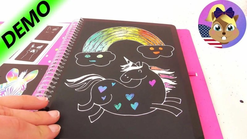 Рисунки для скретч блокнота