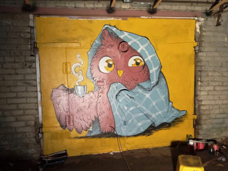 Гараж рисунок