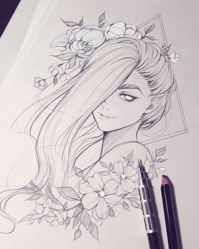 Красивые рисунки для срисовки