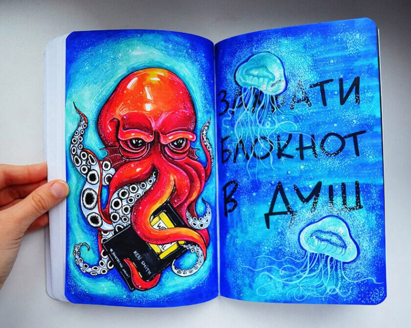 Креативные обложки блокнотов