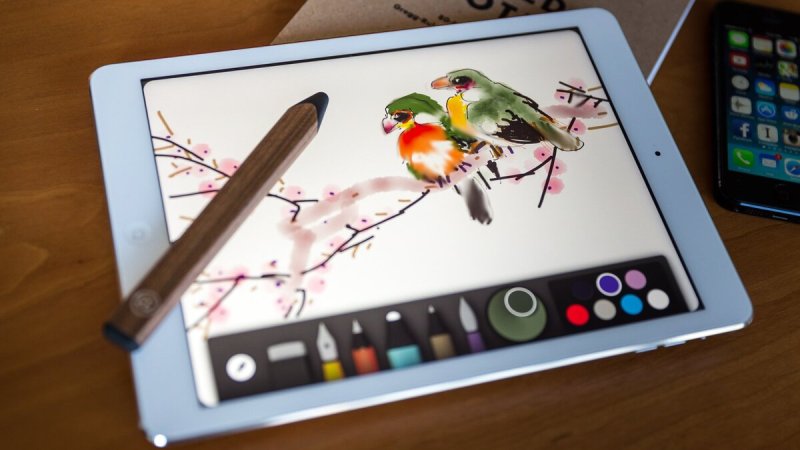 Планшет со стилусом для рисования Apple
