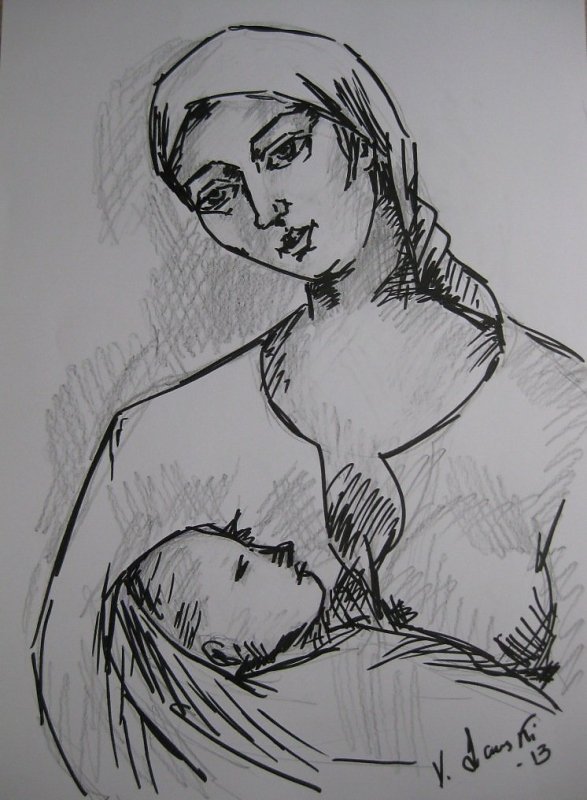 Рисунок мамы
