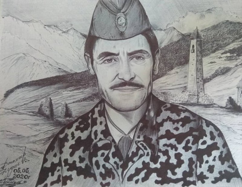 Джохар Мусаевич Дудаев в молодости
