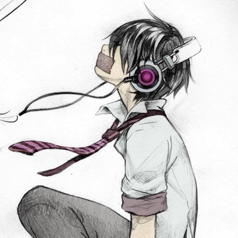 Персонаж в наушниках