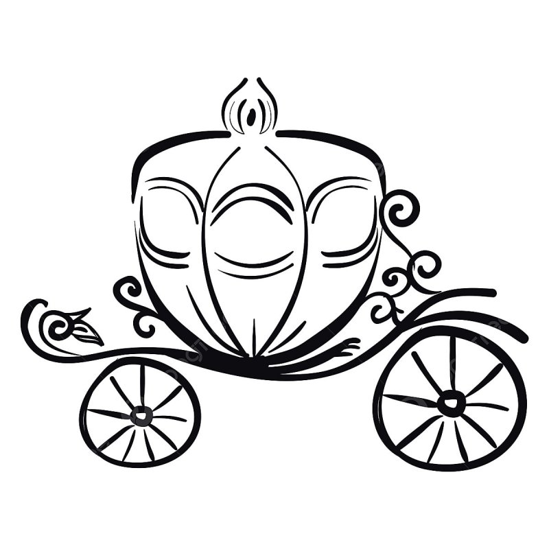 раскраска карета