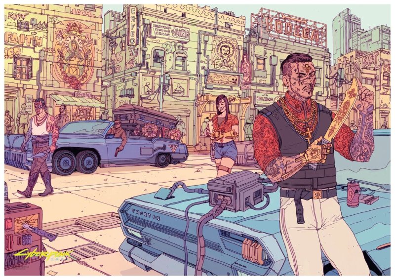 Cyberpunk 2077 арт