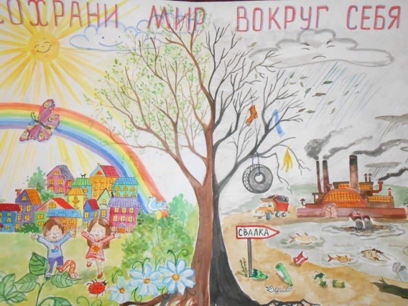 Рисование на тему экология