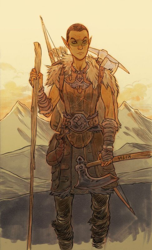 The Elder Scrolls босмеры арт