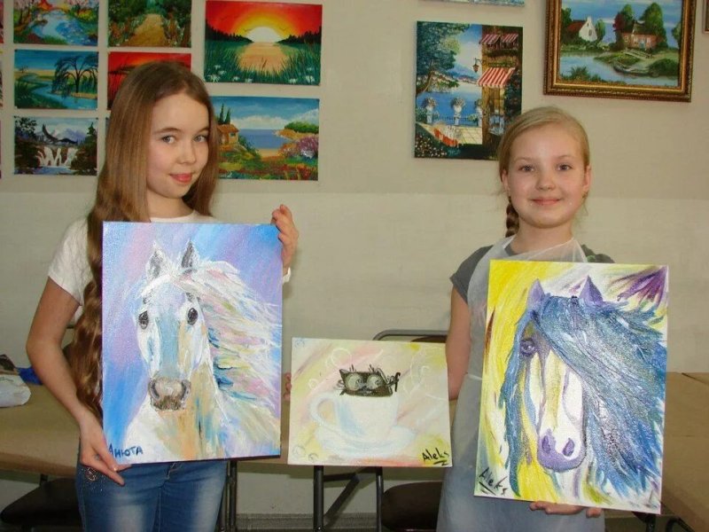 Правополушарное рисование для дошкольников