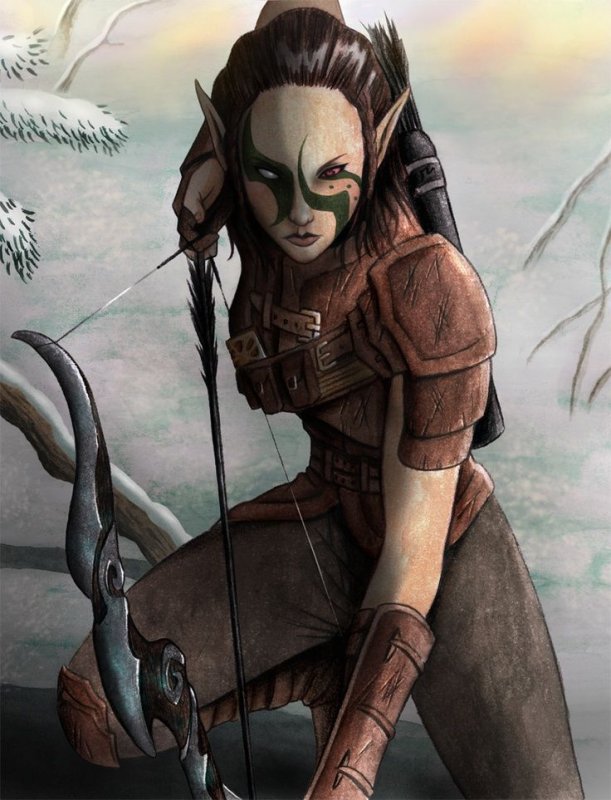 The Elder Scrolls данмеры арт