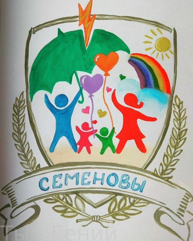 Семейный герб рисунки