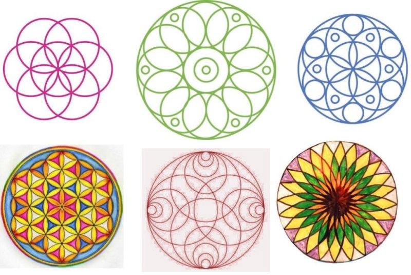 Орнамент из окружностей