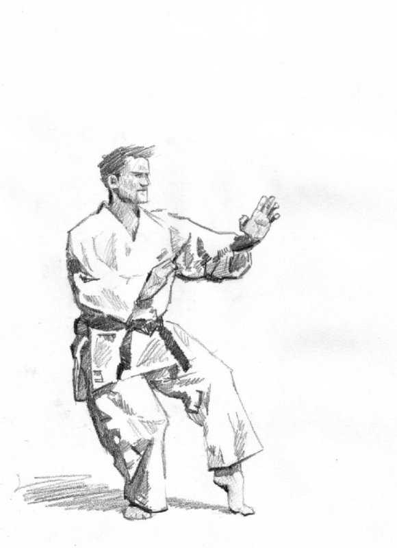 Каратэ рисунок