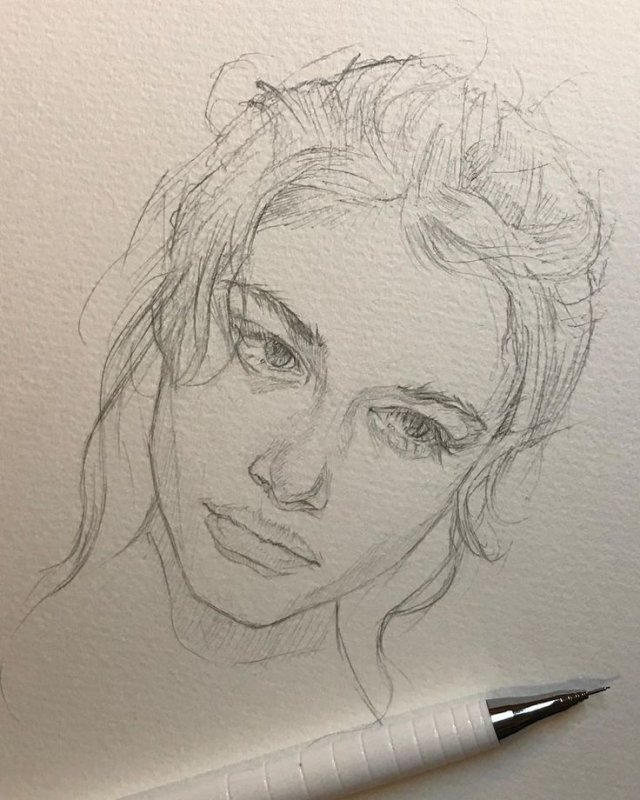 Лицо рисунок