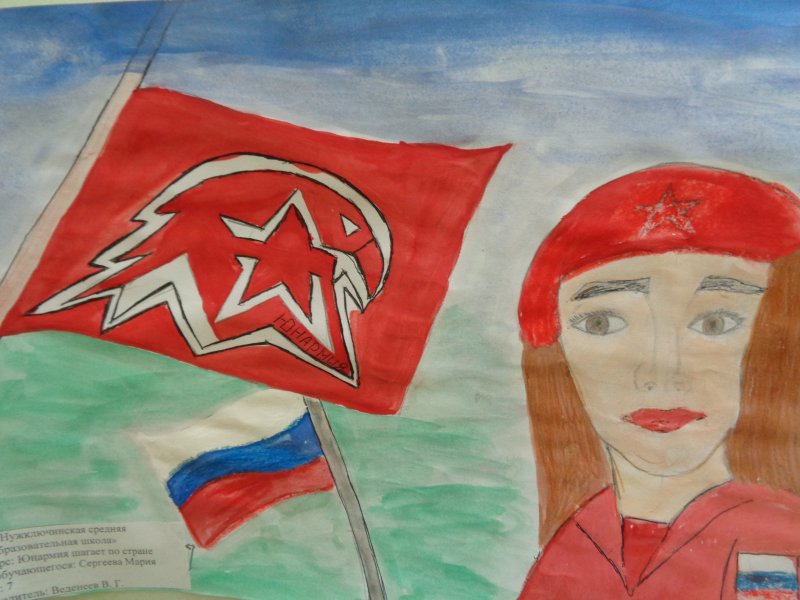 Плакат на тему Юнармия