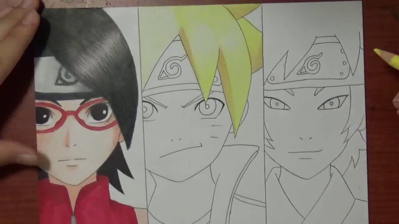 Мицуки и Боруто